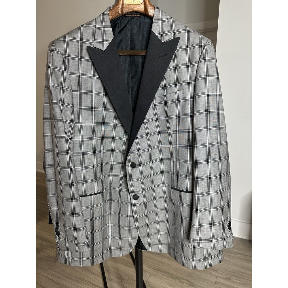Robert Talbott Monterey  Mens 100% Wool Jacket  Size ‎ 48 T  (s167)